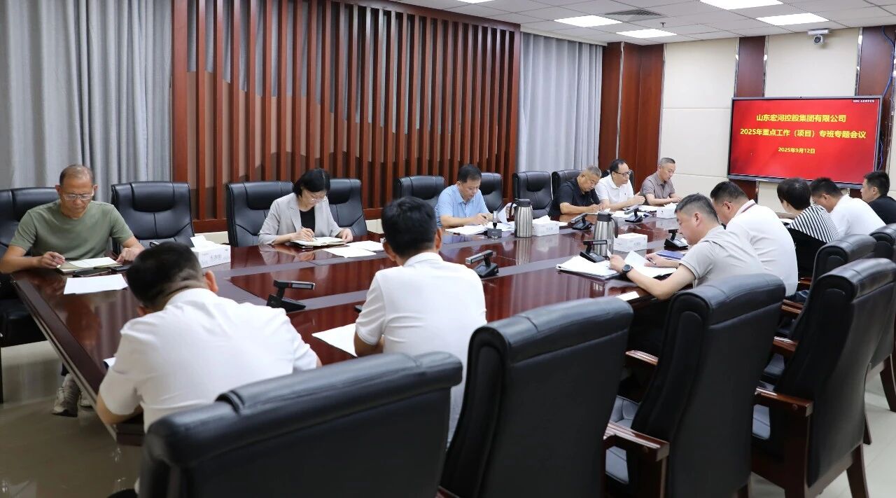 凝心聚力抓落實(shí) 精準(zhǔn)發(fā)力促發(fā)展——宏河集團(tuán)召開重點(diǎn)工作（項(xiàng)目）推進(jìn)會議